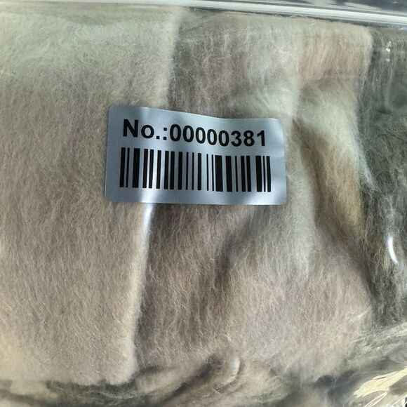 Y2k American Eagle Brushed Plaid Oversized Shacket Shaggy‎ Jacket Size Medium M - Picture 13 of 13